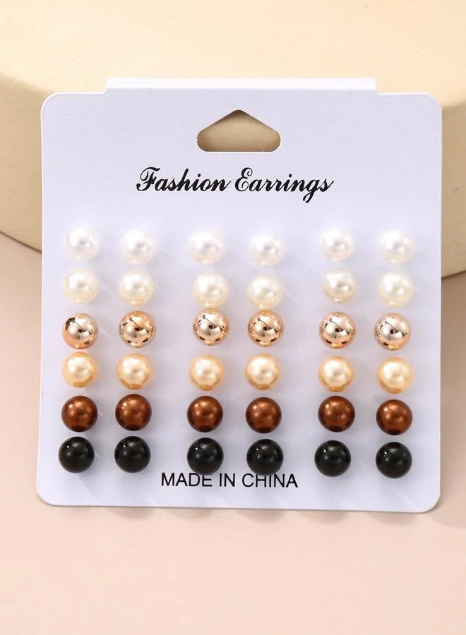 Take Two Set of 18 - Pearl Stud Earring
