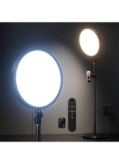 Arabest Professional 6500K Large Ring Light Kit with Stand, Phone Holder, and Remote for Studio Video Photography, TikTok, YouTube Live Stream - 64 Tall Full-Screen Ring Light  - Image 1