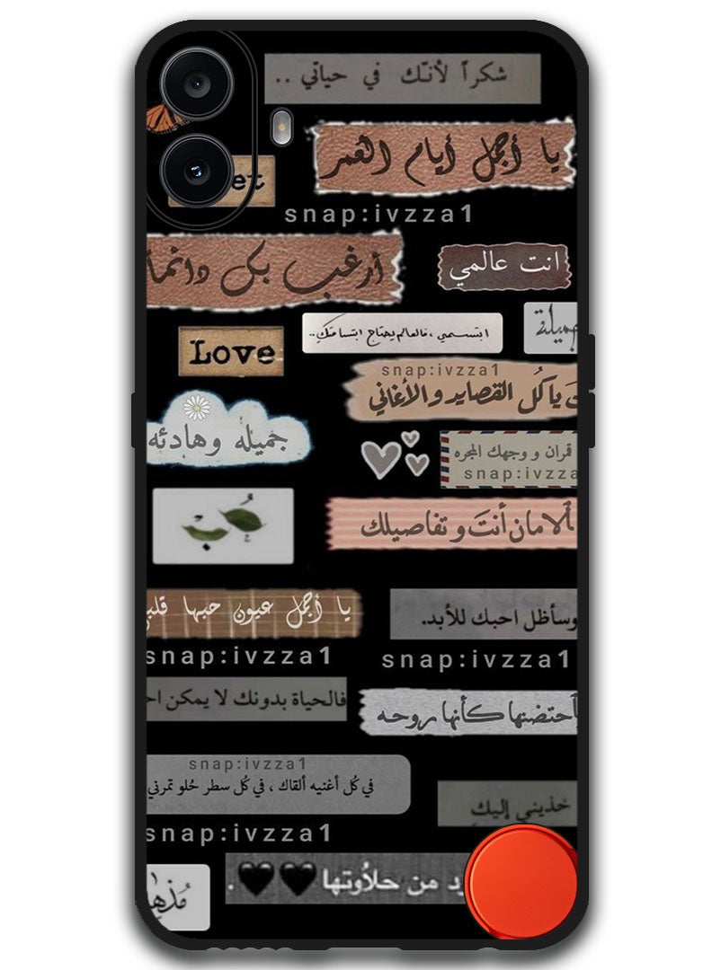Theodor Protective Case Anti Scratch Shock Proof Bumper Cover For Nothing CMF Phone 1 Arabic Design (67) - Image 1