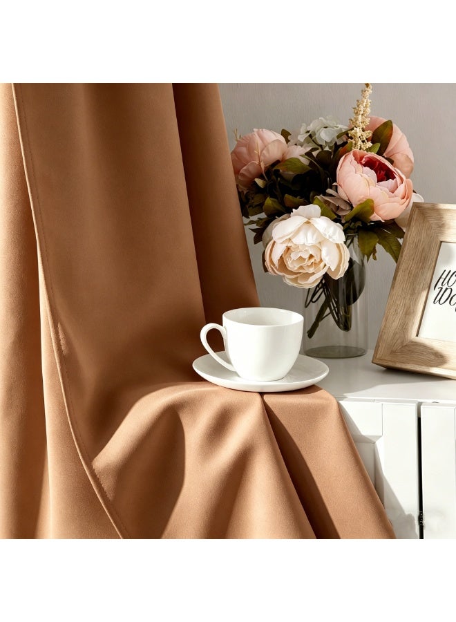 KYD 1 Panel Blackout Curtains,Darkening Curtains Decorative Blackout Curtains, Thermal Insulated Room Darkening Curtains for Bedroom Living Roomor Bedroom Living Room - Image 5