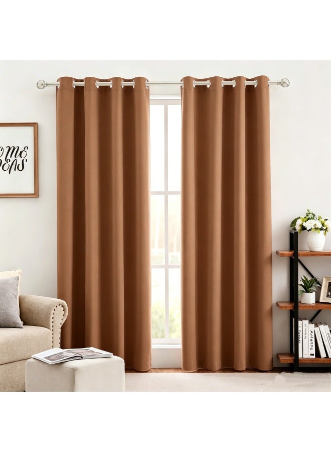 KYD 1 Panel Blackout Curtains,Darkening Curtains Decorative Blackout Curtains, Thermal Insulated Room Darkening Curtains for Bedroom Living Roomor Bedroom Living Room - Image 1