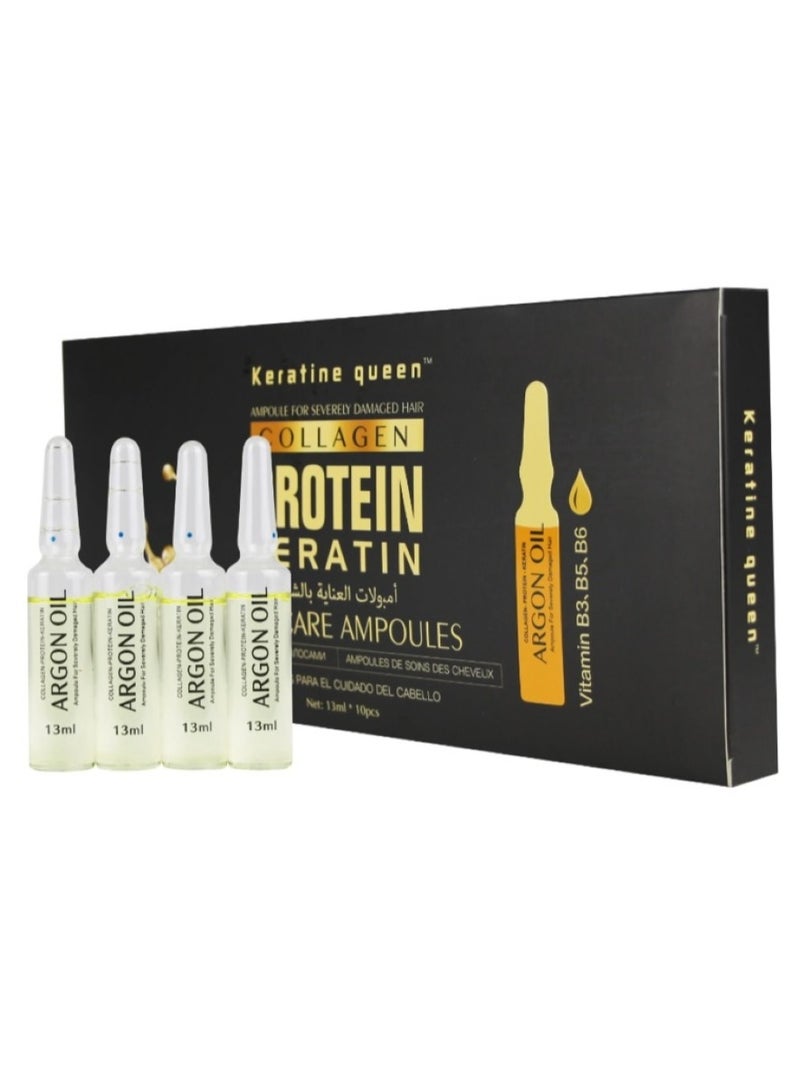 كيراتين كوين أمبولات كيراتين كوين للشعر التالف بشدة 13 مل (10 قطع/علبة) - Image 1
