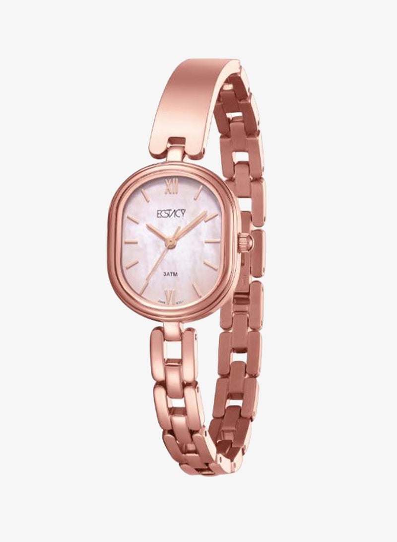 ECSTACY Women's 304 solid stainless steel Analog Watch E25513-RBKK - 23 mm - Image 2
