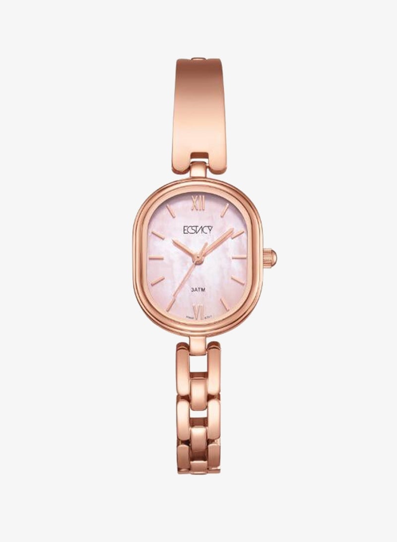ECSTACY Women's 304 solid stainless steel Analog Watch E25513-RBKK - 23 mm - Image 1