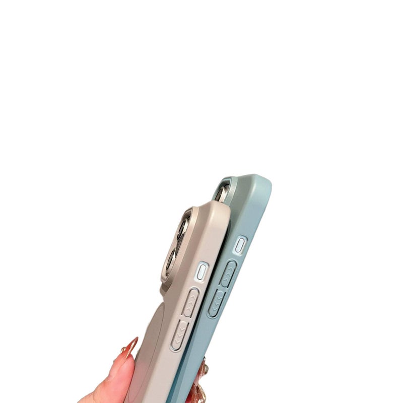 MS غطاء MagSafe بPC لـ iPhone 17 / 17 Air / 17 Pro / 17 Pro Max مع مغناطيسي قوي وملمس الجلد مع غلاف صلب من البولي كربونات باللون Cherry Blossom Pink باللون الوردي - Image 4