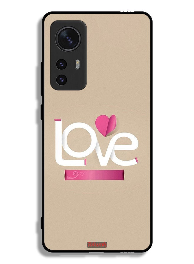 Tolwak Xiaomi 12X Protective Case Cover Love Art - Image 2