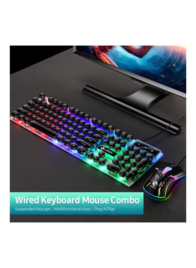 Wired Backlit Keyboard And Mouse Set - Image 5