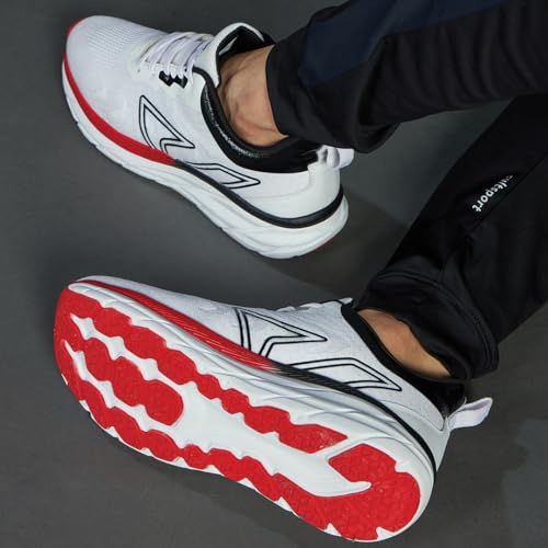 AVANT Men's Vector Running Shoes - White Black - UK 8 (AVMSH088CL01UK8) - Image 3
