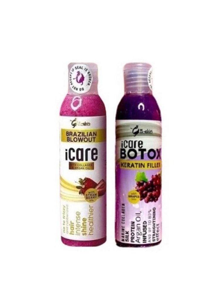 iCare I Care Blow Out Brazilian Hair Treatment with Collagen and Argan Oil  - Image 1