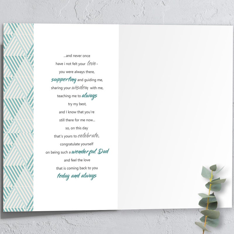 HEJOYN Dad Birthday Cardï¼ŒBirthday Gifts for Dad Father - Image 2