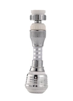 BMB tools Faucet Water Spray Nozzle Silver/White Water Filter for Bathroom Sink-Removes Chlorine Fluoride Heavy Metals for Home Kitchen White/silver  - Image 5