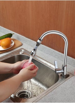 BMB tools Faucet Water Spray Nozzle Silver/White Water Filter for Bathroom Sink-Removes Chlorine Fluoride Heavy Metals for Home Kitchen White/silver  - Image 3