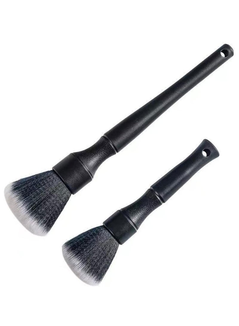 Oasisgalore Soft Detailing Brush Set for Cleaning Air Vent Dashboard Seat Wheel，Auto Detail Brush Kit for Elegant Surfaces - Image 1