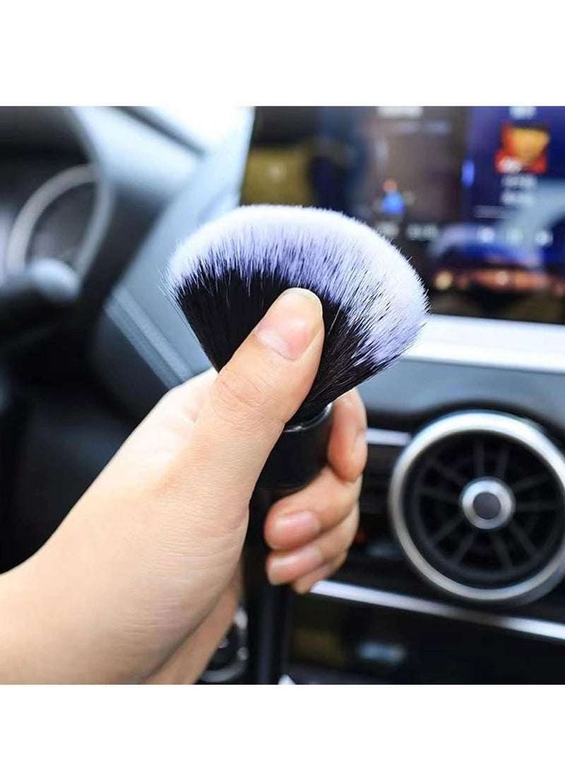 Oasisgalore Soft Detailing Brush Set for Cleaning Air Vent Dashboard Seat Wheel，Auto Detail Brush Kit for Elegant Surfaces - Image 4
