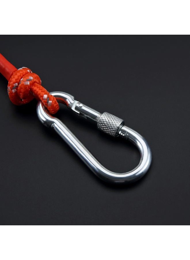 NorthPada 6mm x 10m Marine Floating Rope for Boating Fishing Rafting Camping Hiking Hunting Anchor Mooring Dock Lines Kayak Canoe Rescue Reflective Orange - Image 3