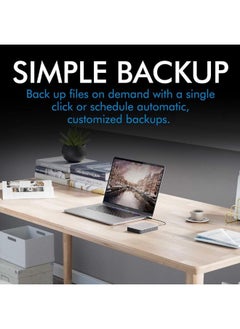 LACIE LaCie Mobile Drive 2TB External Hard Drive Portable HDD - Moon Silver, USB-C 3.2, for PC and Mac, with Adobe All Apps Plan and Rescue Services (STLP2000400)  - Image 5