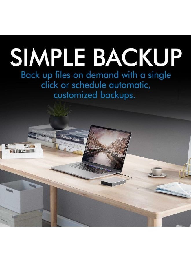 LACIE LaCie Mobile Drive 2TB External Hard Drive Portable HDD - Moon Silver, USB-C 3.2, for PC and Mac, with Adobe All Apps Plan and Rescue Services (STLP2000400)  - Image 5