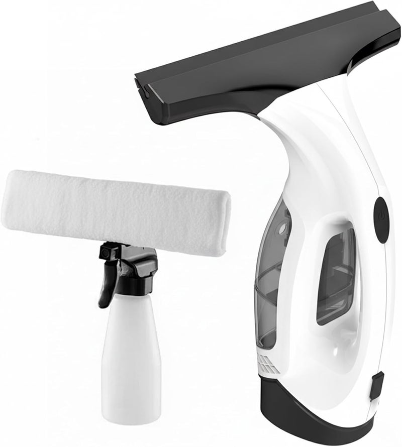chufa Cordless Window Vacuum Squeegee with Detachable Water Tank, 2000Pa Strong Suction, Rechargeable Glass Cleaner for Windows, Shower, Mirror & Tiles, Lightweight 2-in-1 Wiper with Microfiber Pad - Image 1