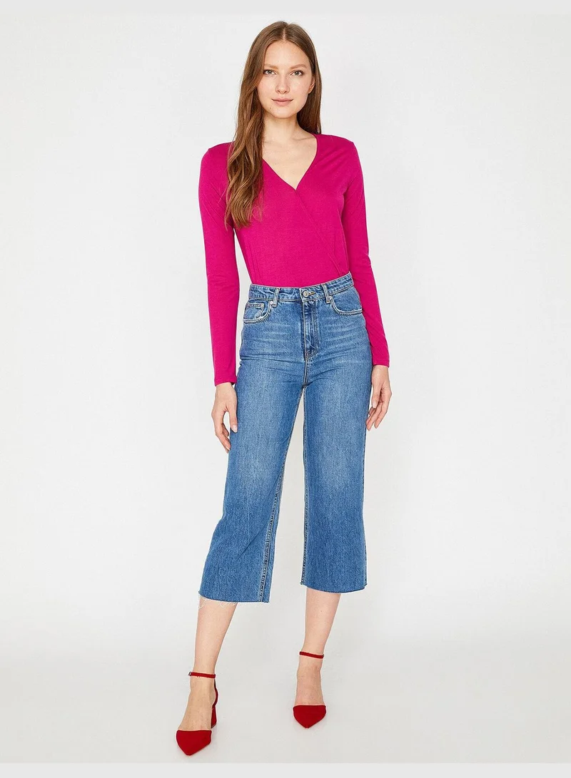 KOTON V Neck T-Shirt