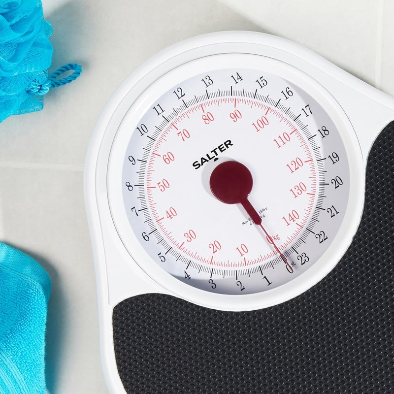 Salter Doctors Style Bathroom Scale Mechanical Bodyweight Scale Easy Read Dial Weigh Up To 150kg 23 st 7 lb Instant Readings NonSlip Extra Large Platform No Batteries Needed - Image 5
