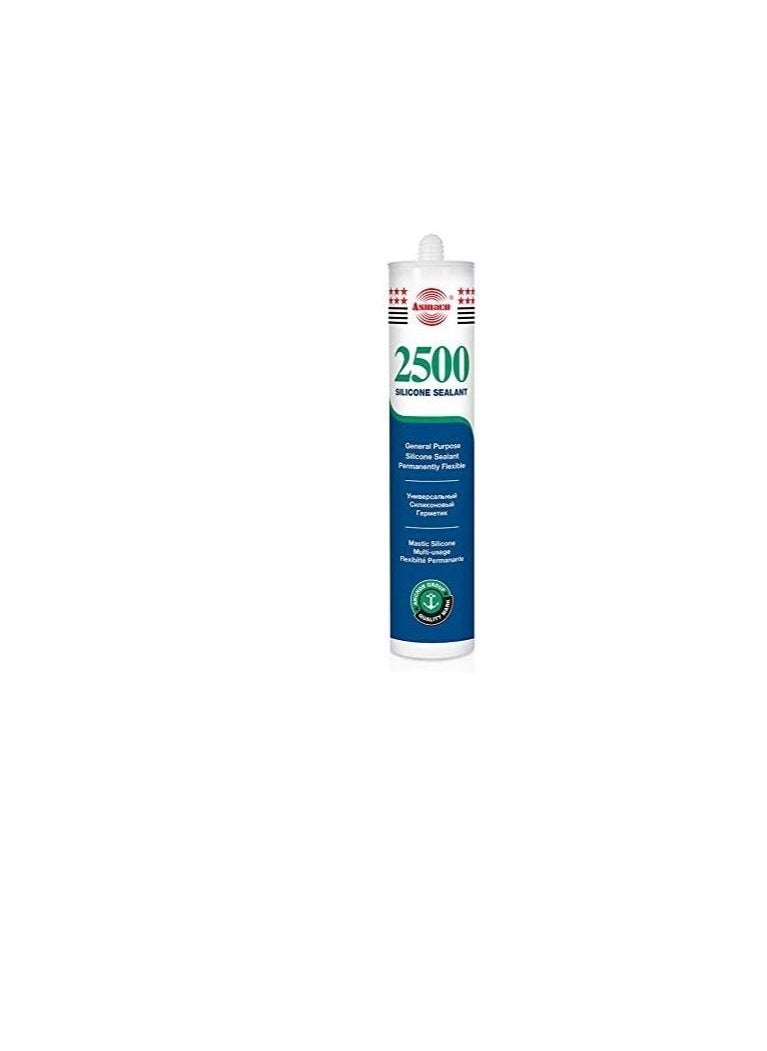 Asmaco Asmaco 2500 - General Purpose Silicone Sealant White - 24 pcs per 1 box  - Image 2