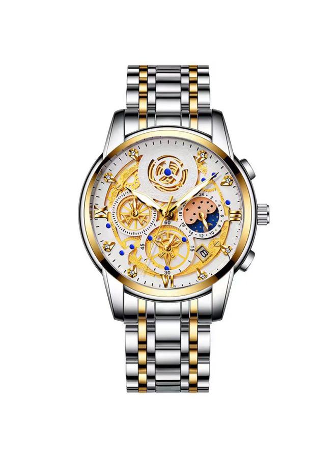 Binbang Special For Men's Quartz Watch Hollow New Concept Waterproof Shrimp Watch Multifunctional Watch 