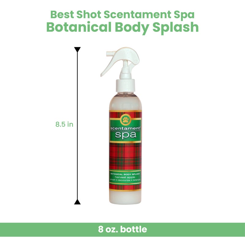Best Shot Scentament Spa Botanical Body Splash, Harvest Apple, 8 oz - Image 2