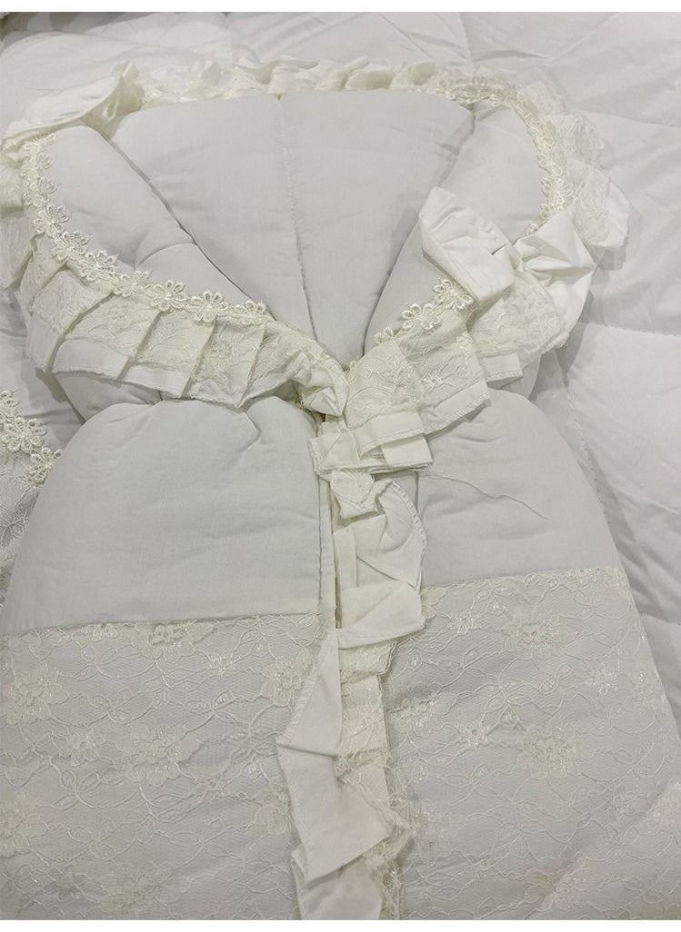 لحظة مرح - طقم مفرش نفاس مع سلة موسى شامل القاعده 1.4×2م - Image 1