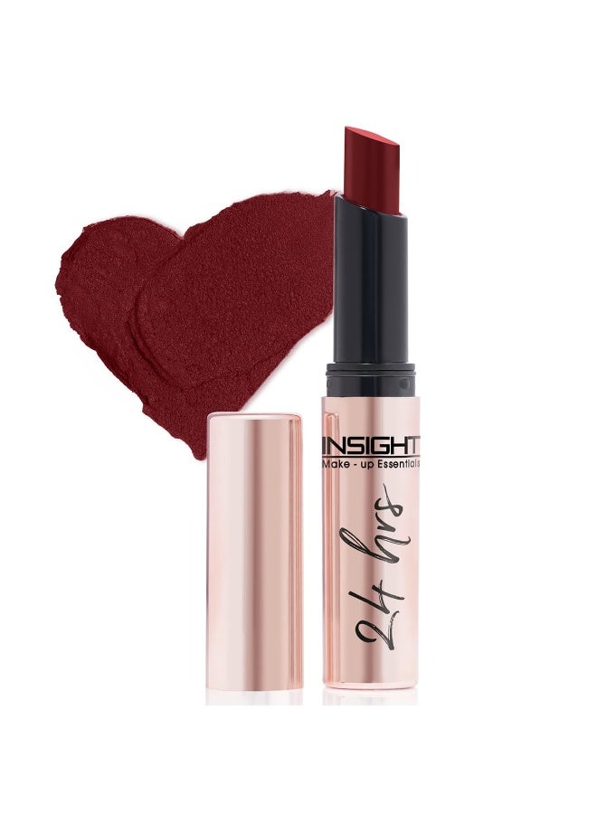 INSIGHT 24 Hrs Non-Transfer Matte Lipstick | Lightweight, Highly Pigmented, Long Wear | Kiss Proof & Smudge Proof | With Vitamin E & Jojoba Oil | Vegan, Toxin Free | Shade - 04 Forget Me (3g) - Image 1