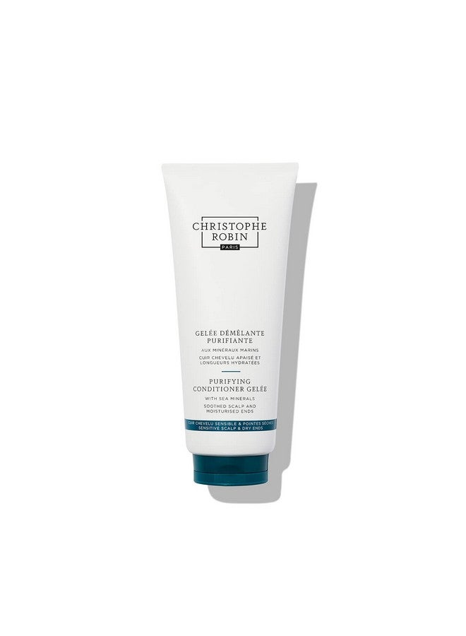 Christophe Robin Purifying Lightweight Conditioner Gelèe With Sea Minerals For Soft Lengths And Oily Scalp 6.7 Fl. Oz - Image 1