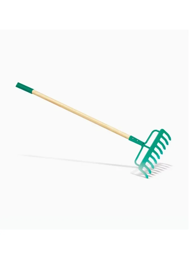 Hape Hape Garden Rake- Outdoor- Learning- Role play- Bamboo material- Sustainable and environmentally friendly- Green planet