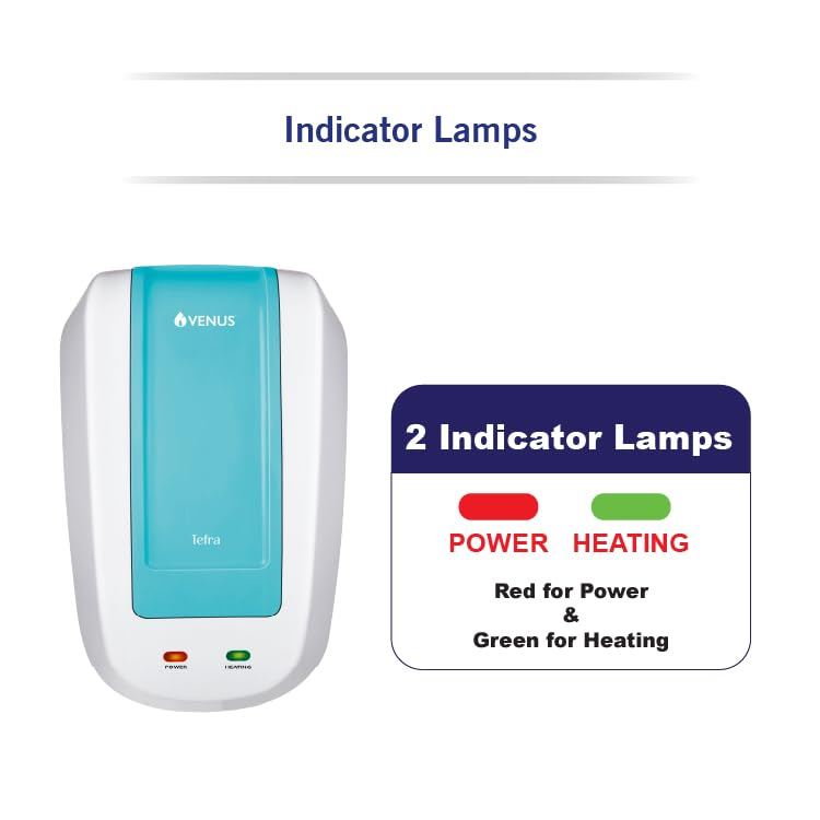 Venus Tefra 5T30 05Litre Instant Wall Water Heater white 5 Year Inner tank warranty 2 Year Heating element warranty