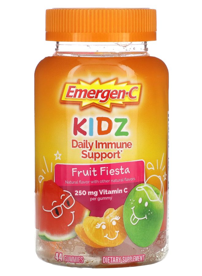 Emergen-C Kids Daily Immune Support Fruit Fiesta 44 Gummies