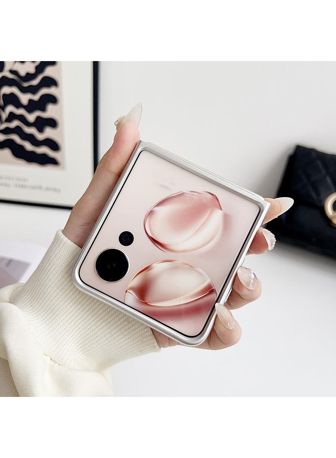 S-TOP Case For Honor Magic V Flip Metallic Paint Skin Feel Leather Phone Case - Image 5