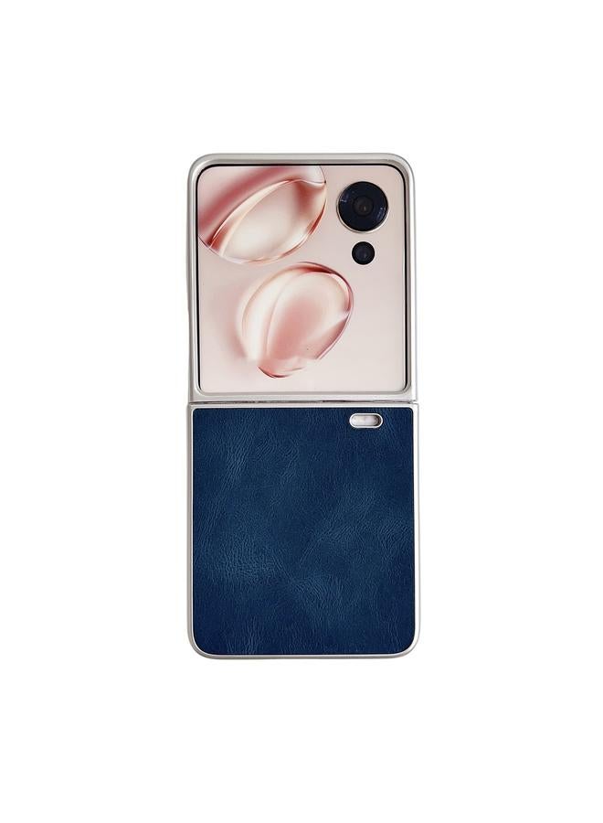 S-TOP Case For Honor Magic V Flip Metallic Paint Skin Feel Leather Phone Case - Image 1