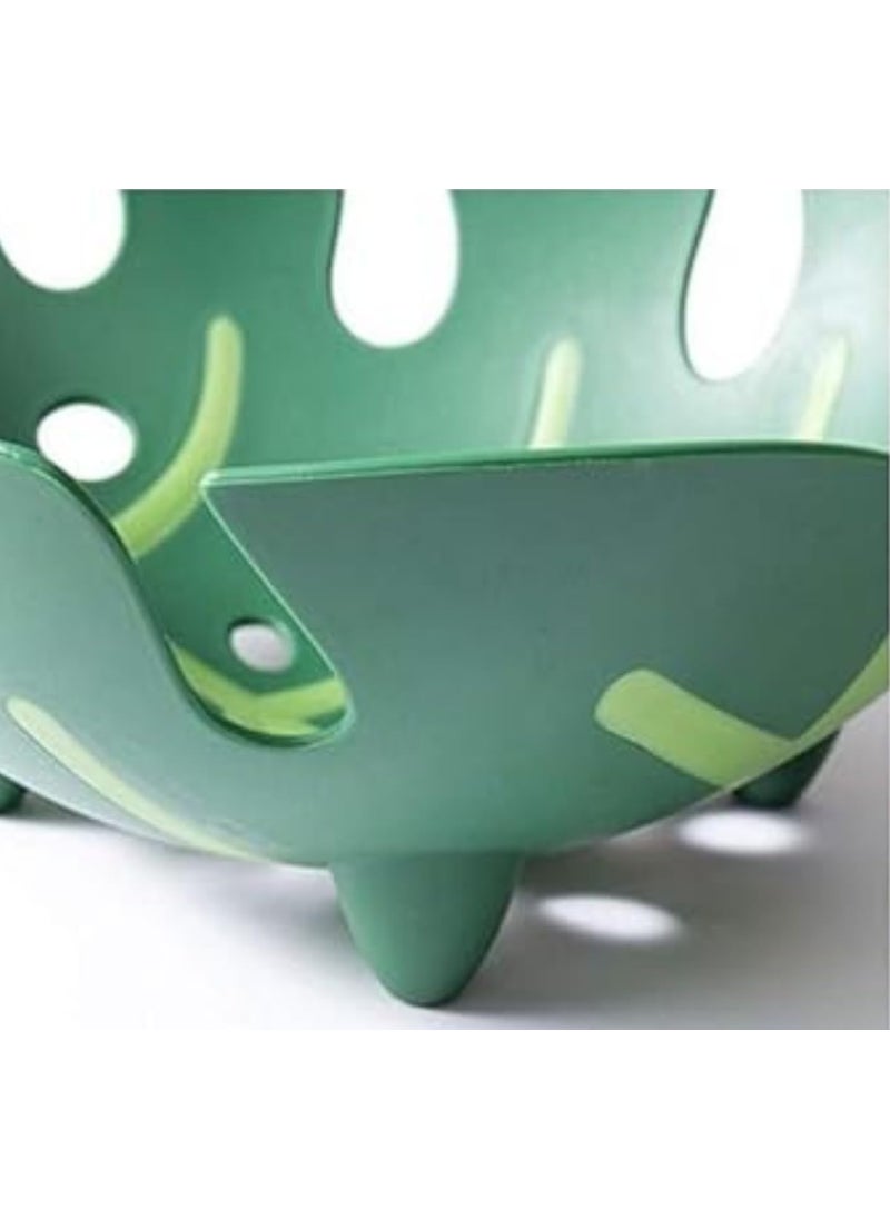 Cloudzy Cloudzy Fruit Basket Leaf Shape Vegetable Storage Bowl Unique Decorative Countertop Washing Store Leaf Fruit Basket Can Serve As A Decorative On Your Dining Table Or Kitchen Counter Pack of 2  - Image 2