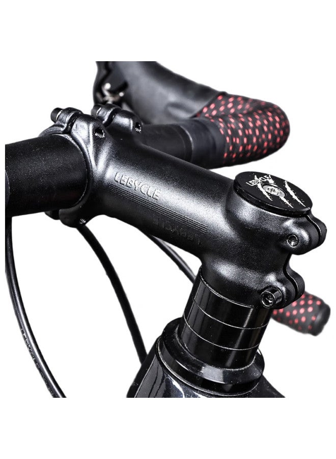 LeBycle Aluminum Alloy Road Bike Handlebar, Mountain Bike Ultra-Light Handlebar, Positive And Negative Angle 7-Degree Bike Stem, Handlebar - Image 2