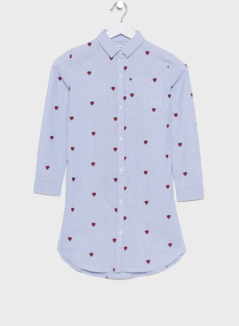 TOMMY HILFIGER Teen Embroidered Dress