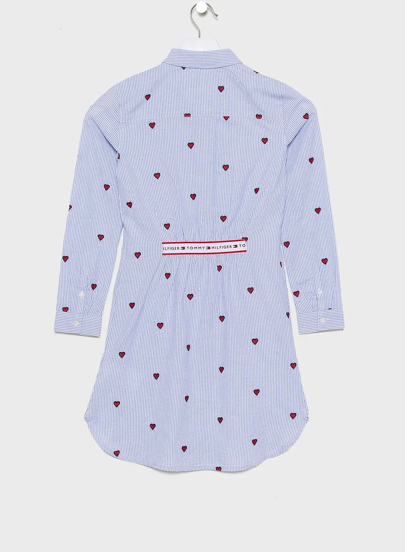TOMMY HILFIGER Teen Embroidered Dress