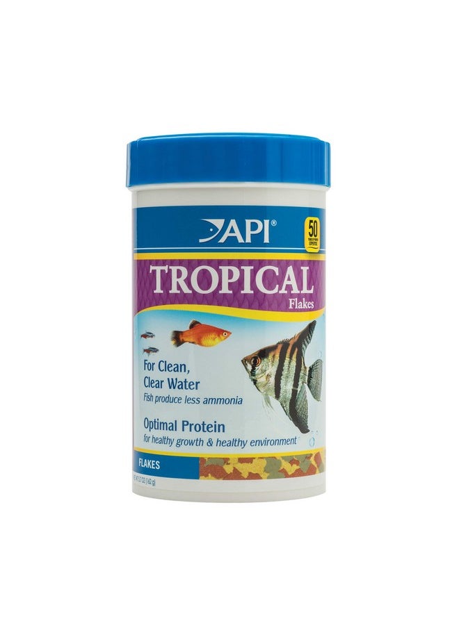 API Tropical Flakes Fish Food 5.7Ounce Container  - Image 1
