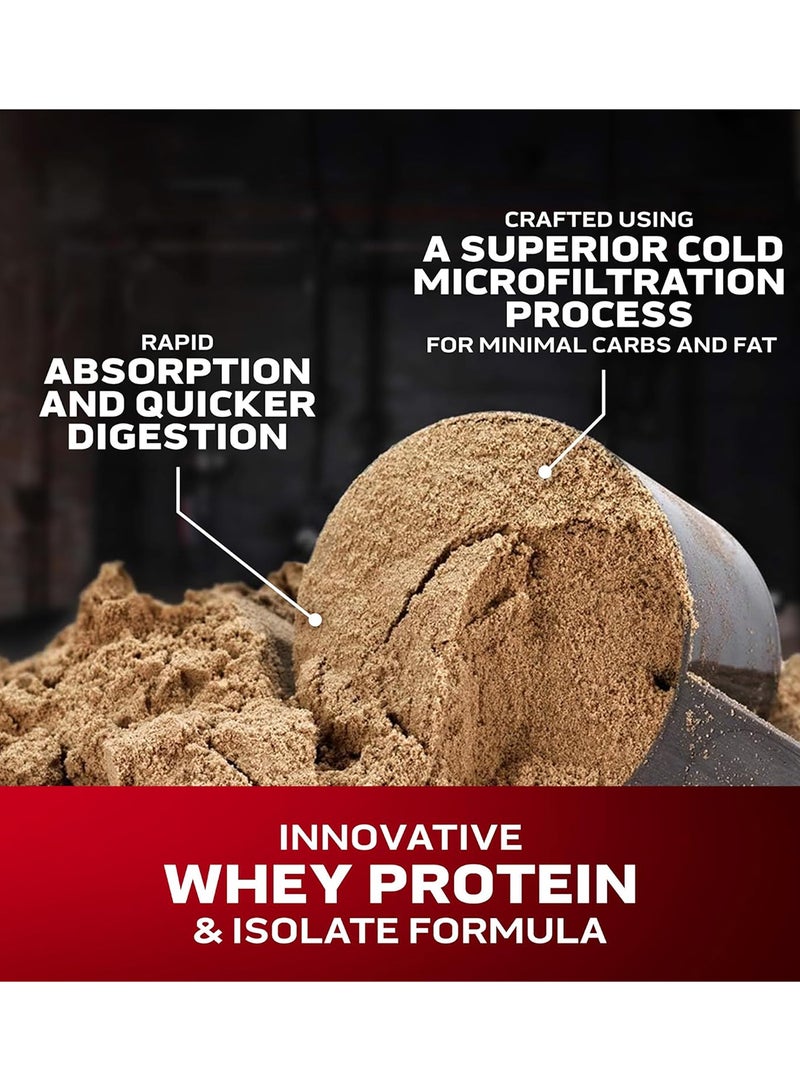 MuscleTech Nitro Tech Whey Gold Gourmet Whey Protein - 24g Protein - 5.4g BCAAs - Vanilla Cream Flavor - Dietary Supplement - Net Wt 5.00 lbs (2.27kg) - Image 5