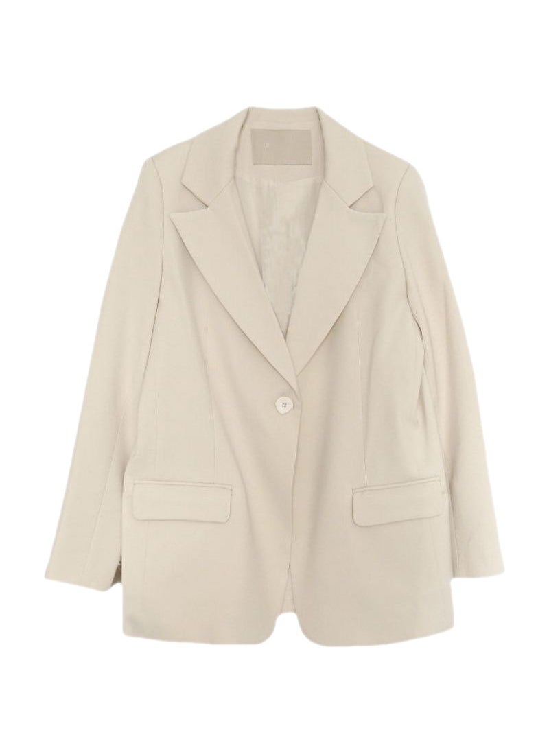 Generic Korean Style Loose Blazer Women Spring Autumn Black  - Image 2