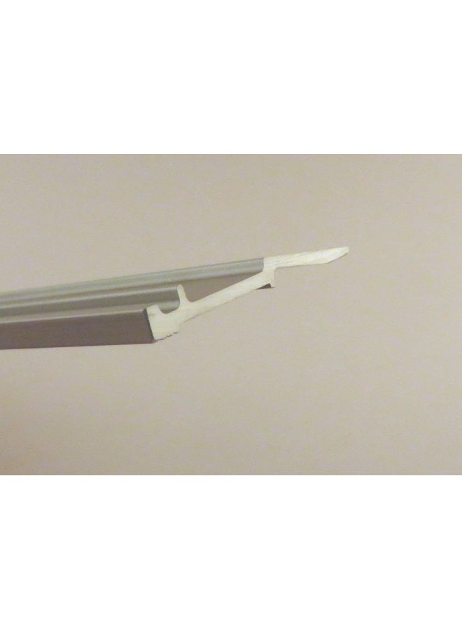 Shinwa 24 Extruded Aluminum Cutting Rule Ruler Gauge with Non slip rubber Backing 33295 - Image 3