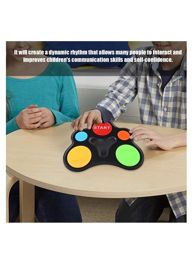 Memory Training Game, Kids Electronic Memory Game Plastic Interaction Intelligent Music Light Educational Brain Teaser Memory Game for Boys Girls - Image 3