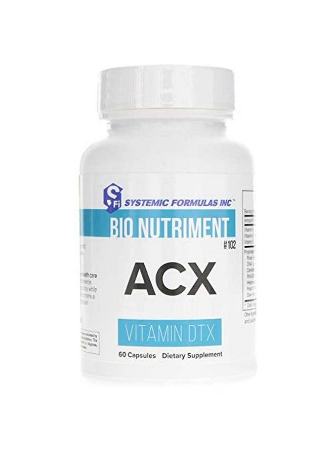 Systemic Formulas Bio Nutriment Acx Vitamin Dtx 60 Capsules  - Image 1