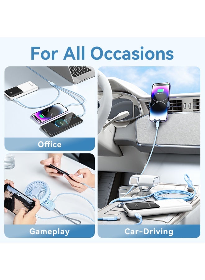 VENTION VENTION USB 2.0 A Male to 3-in-1 USB-C & Lightning & Micro-B Male 3A Cable 1.5M Black Aluminum Alloy Type Model# CTPBG - Image 5