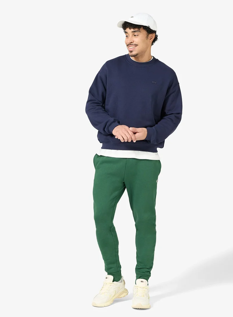 LACOSTE Crew Neck Loose Fit Sweatshirt