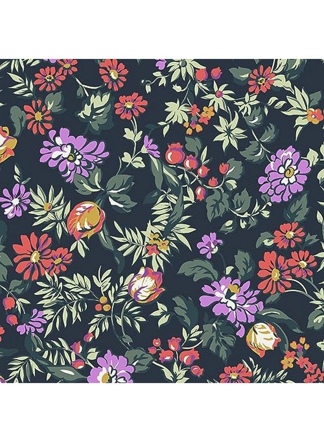 Vera Bradley Women'S Cotton Double Zip Id Case Wallet With Rfid Protection Freshcut Floral Green One Size - Image 3