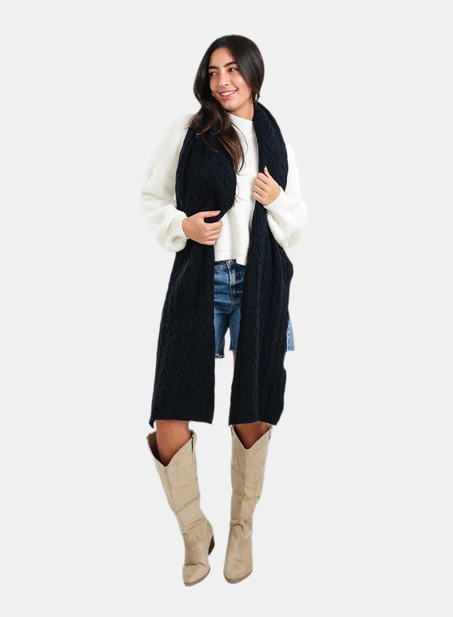 Carina Braided Pattern Scarf - Image 2
