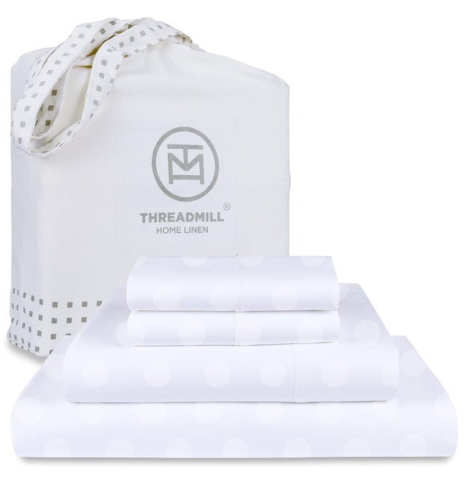 COTTON QUEEN SHEET SET 100 COTTON DAMASK JACQUARD SHEETS WITH 16 DEEP POCKET SOFT SATEEN WEAVE 4PIECE COOLING BEDDING FOR QUEEN SIZE BED WHITE